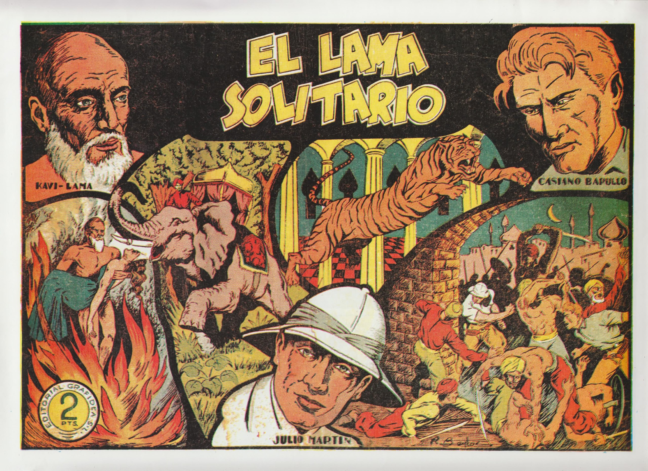 Portada ampliada de EL LAMA SOLITARIO
