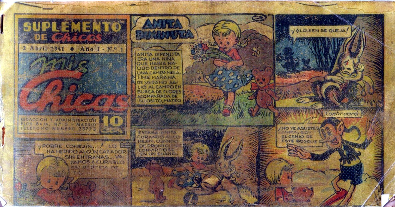 Portada ampliada de Suplemento de Chicas