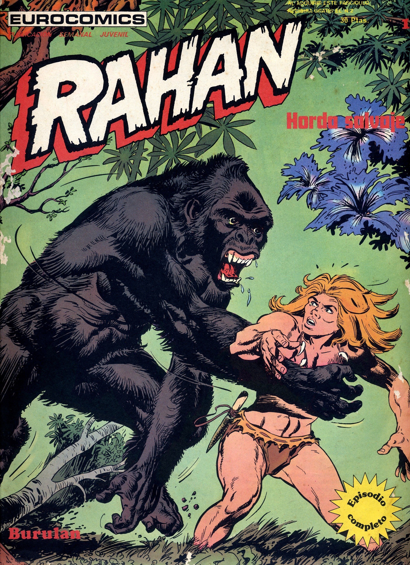 Portada ampliada de RAHAN