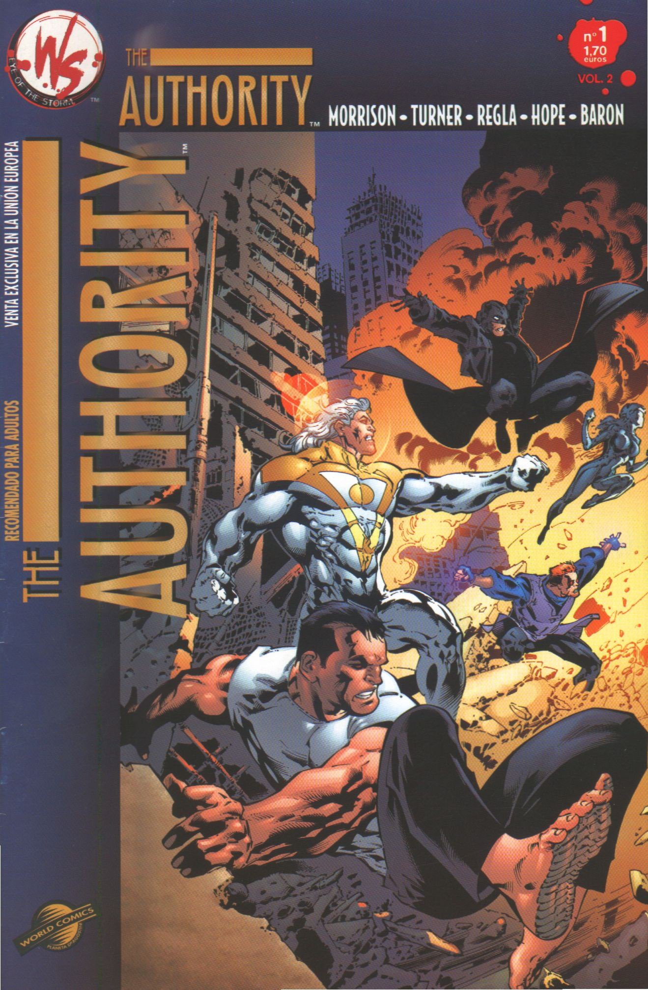 Portada ampliada de THE AUTHORITY
