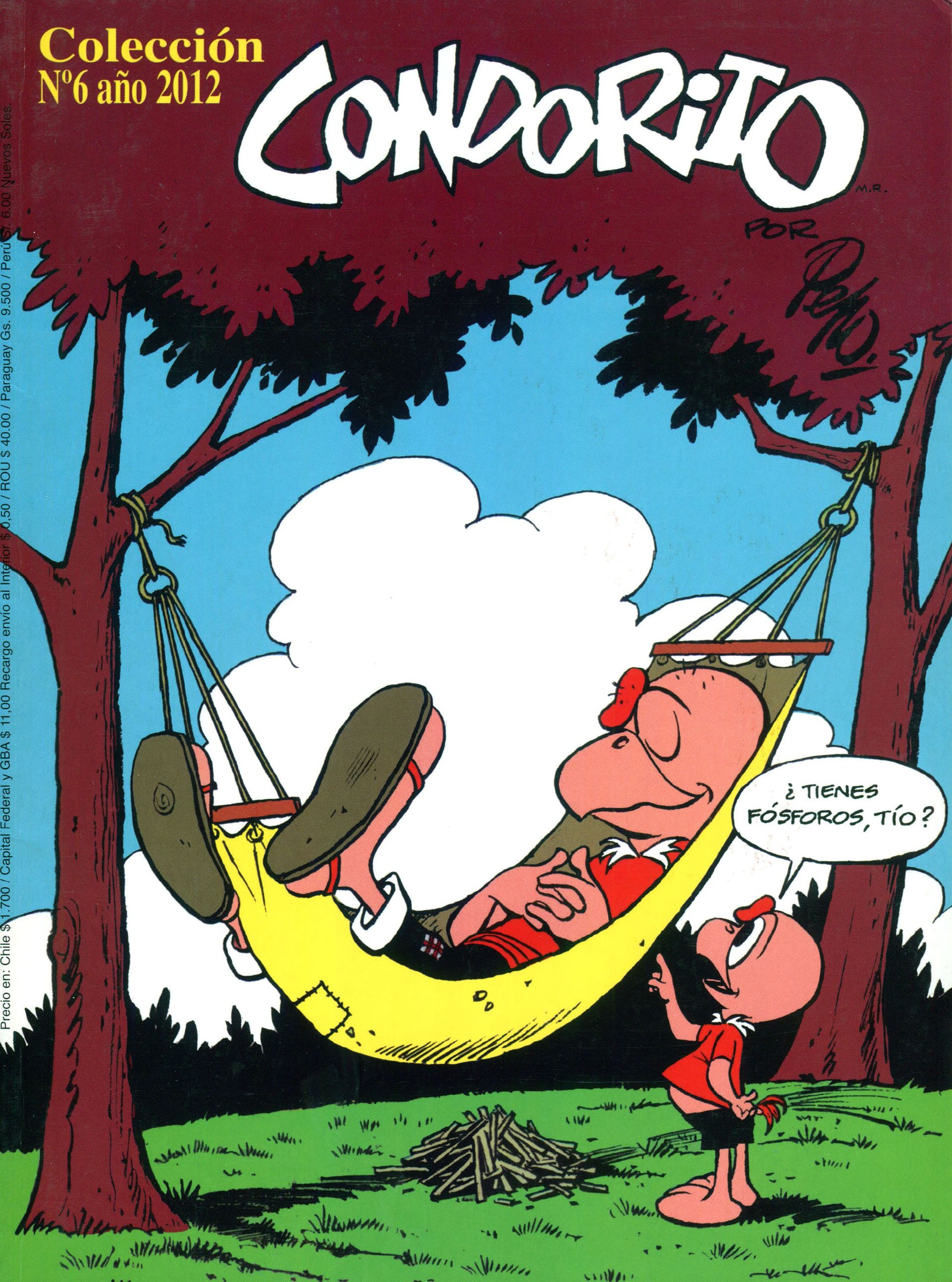 Portada ampliada de Colección N°6 año 2012 Condorito