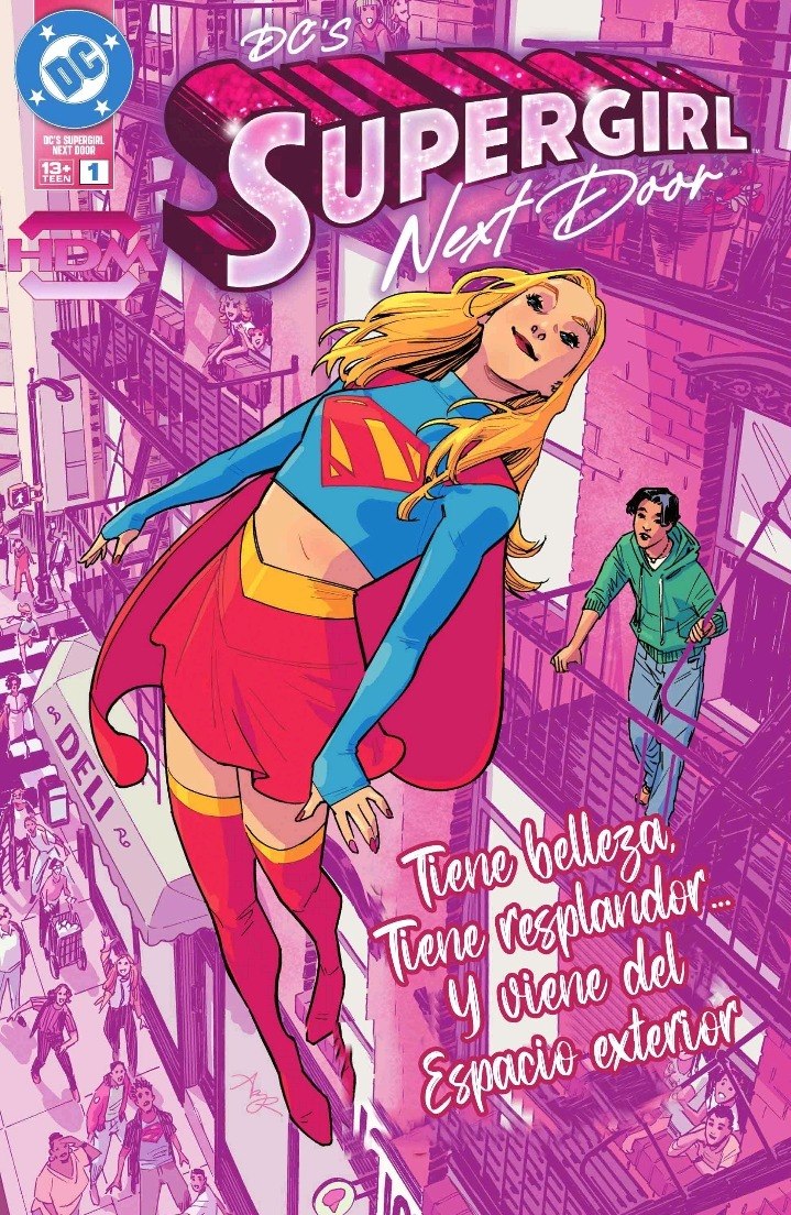 Portada ampliada de DC's Supergirl Next Door