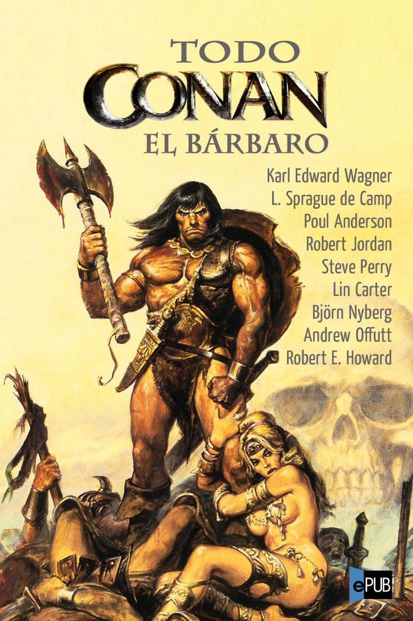 Portada ampliada de TODO CONAN EL BÁRBARO