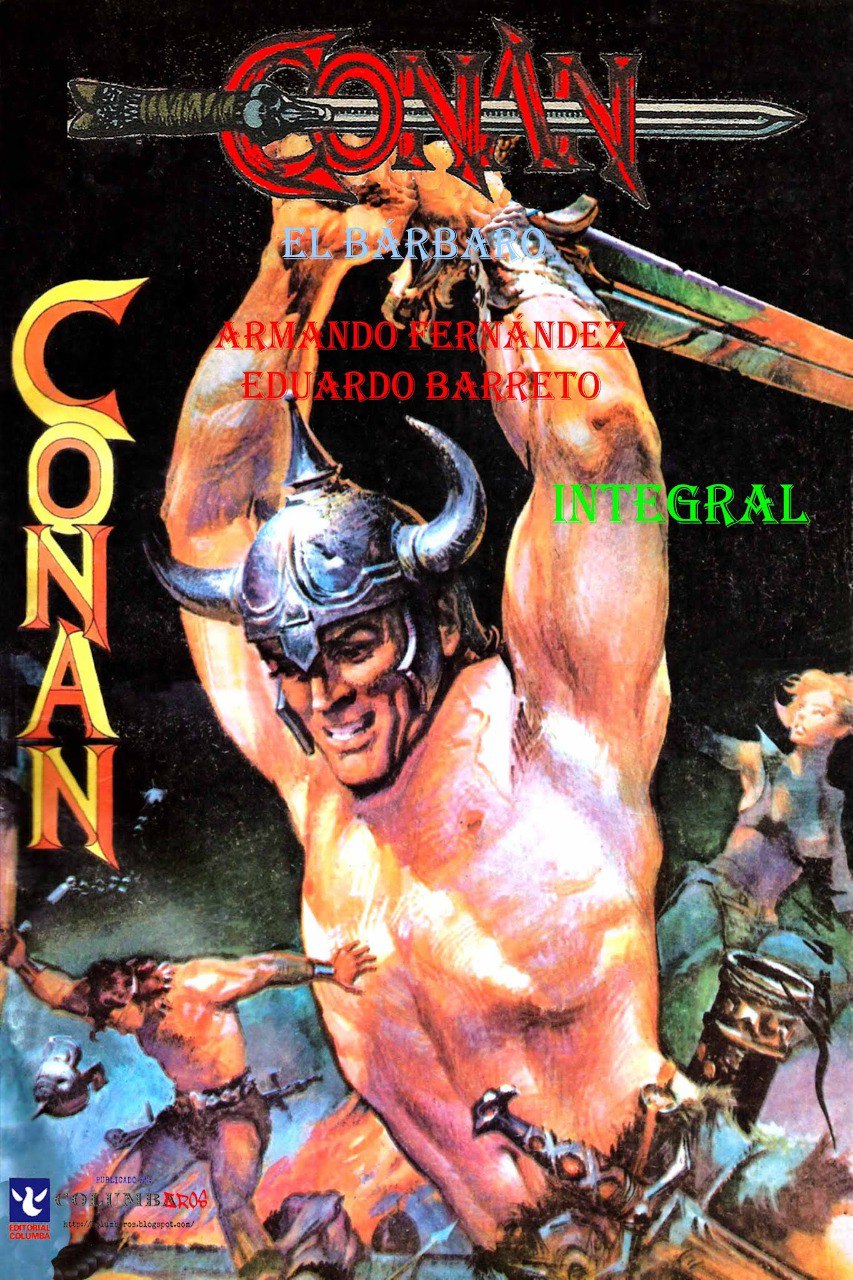 Portada ampliada de Conan El Bárbaro Integral