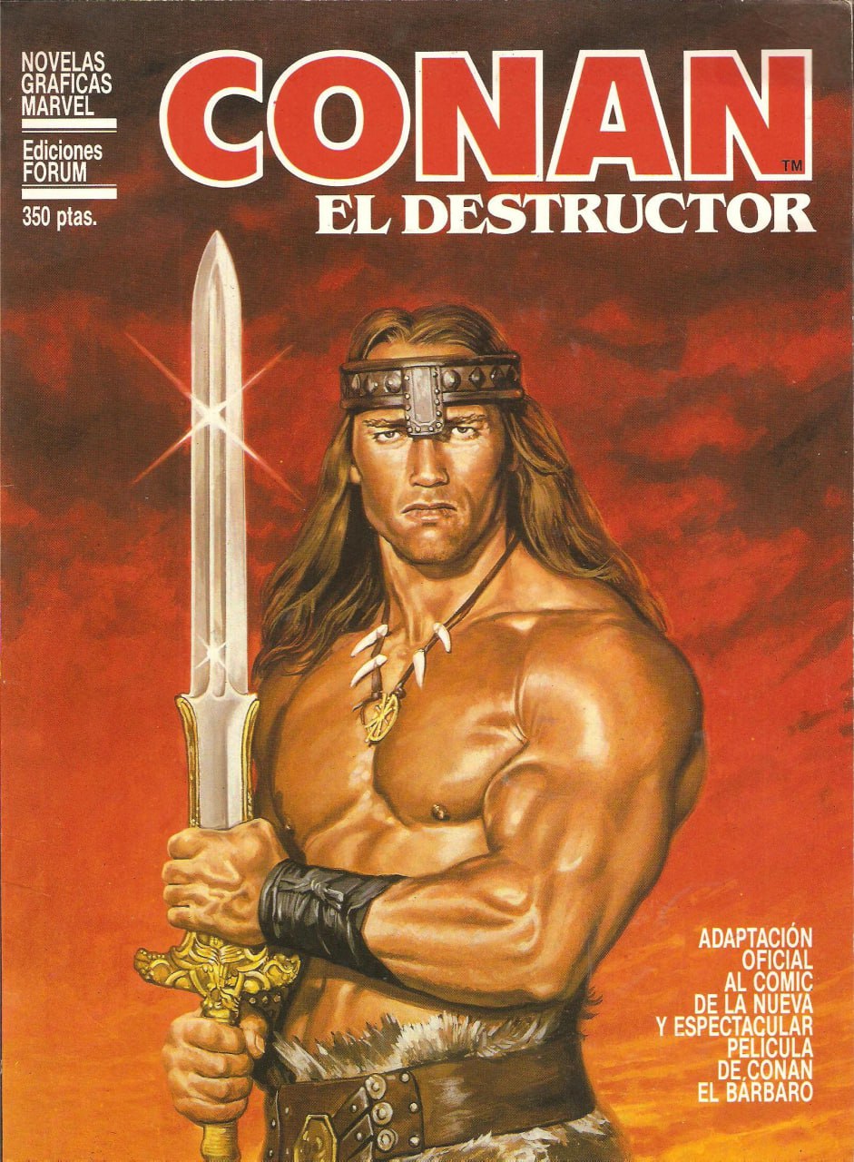 Portada ampliada de CONAN EL DESTRUCTOR