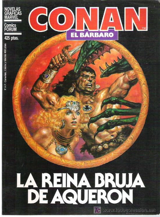 Portada ampliada de CONAN EL BÁRBARO