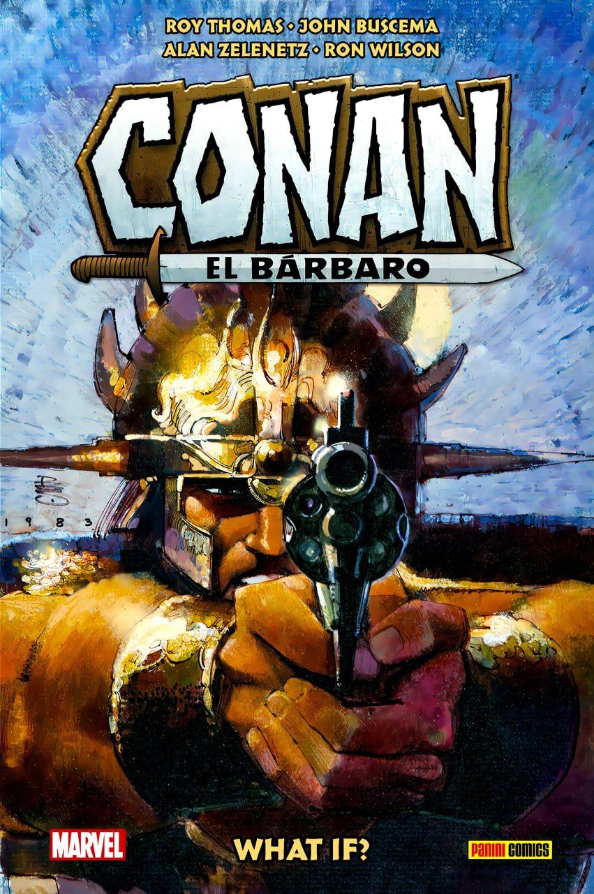 Portada ampliada de CONAN EL BÁRBARO