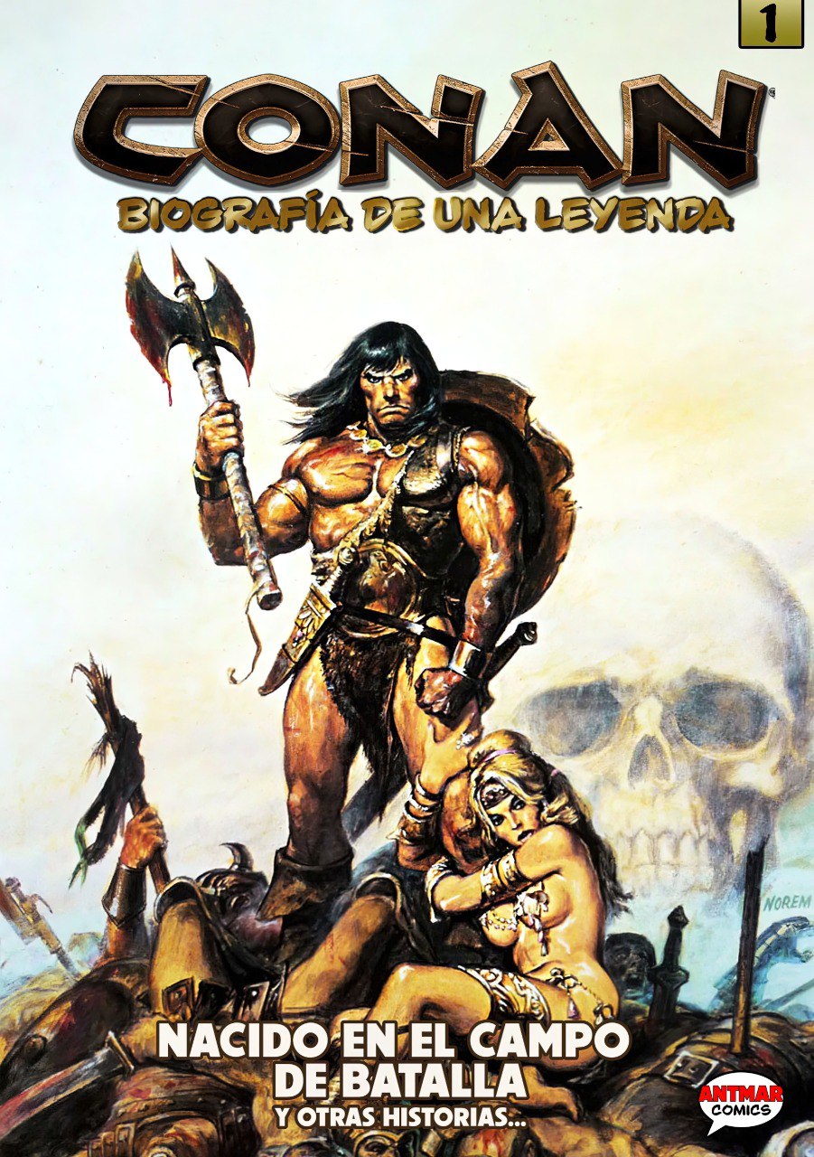 Portada ampliada de CONAN BIOGRAFÍA DE UNA LEYENDA
