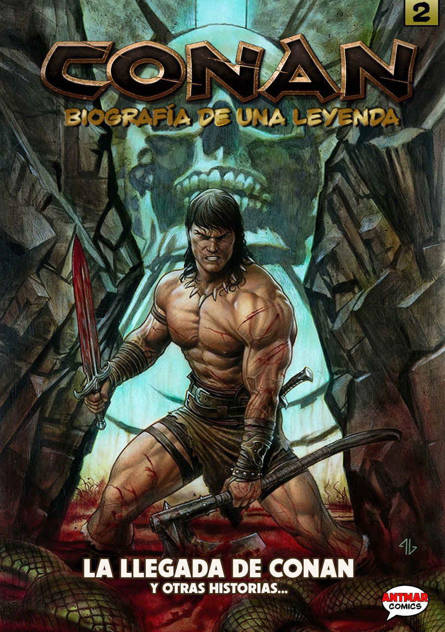Portada ampliada de CONAN BIOGRAFIA DE UNA LEYENDA