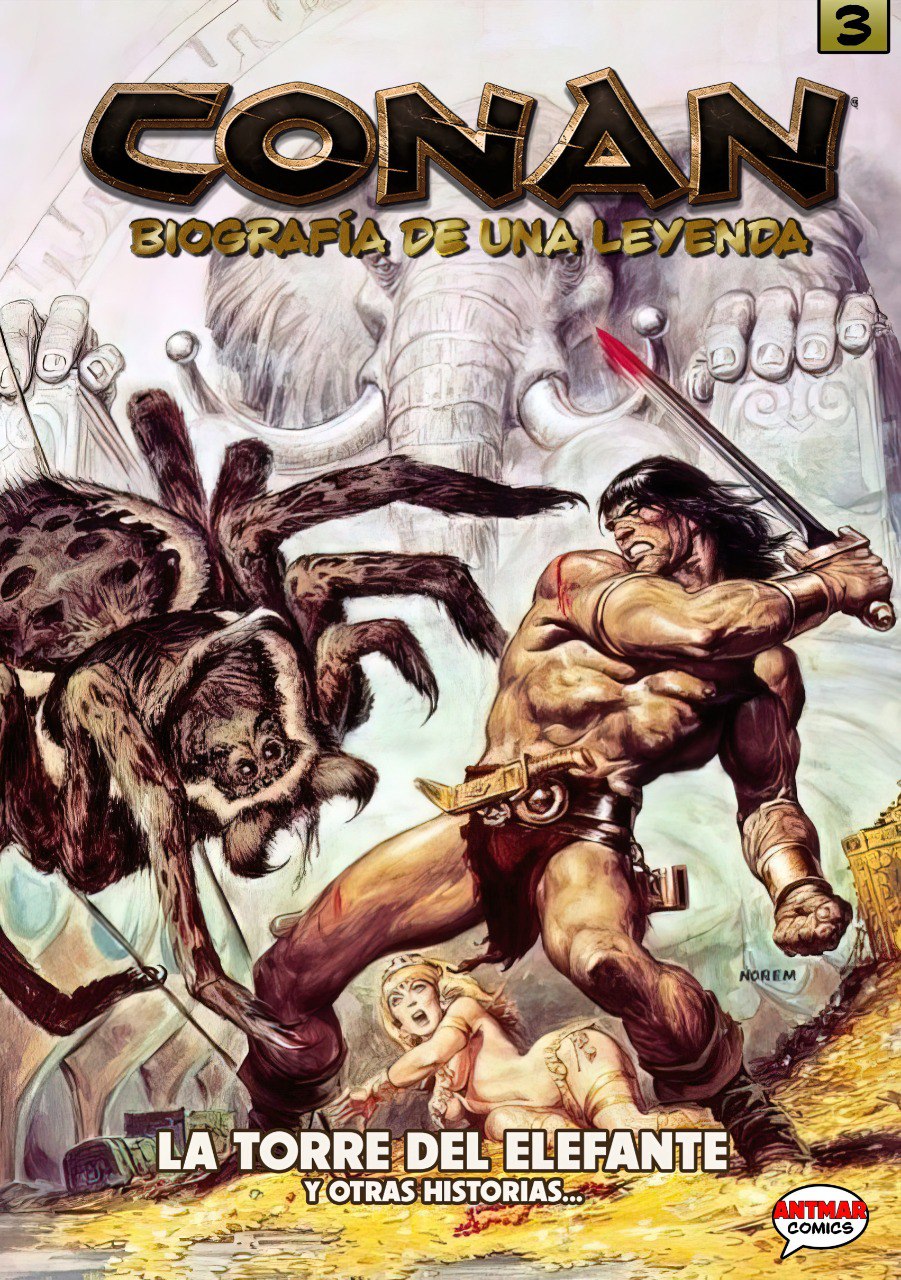 Portada ampliada de Conan Biografía de una leyenda