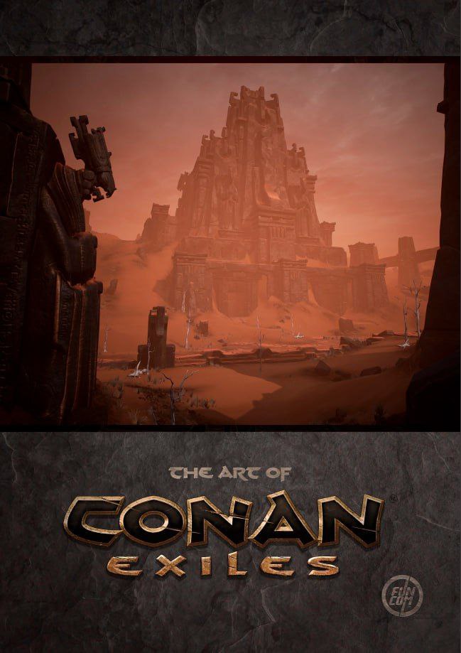 Portada ampliada de The Art of Conan Exiles