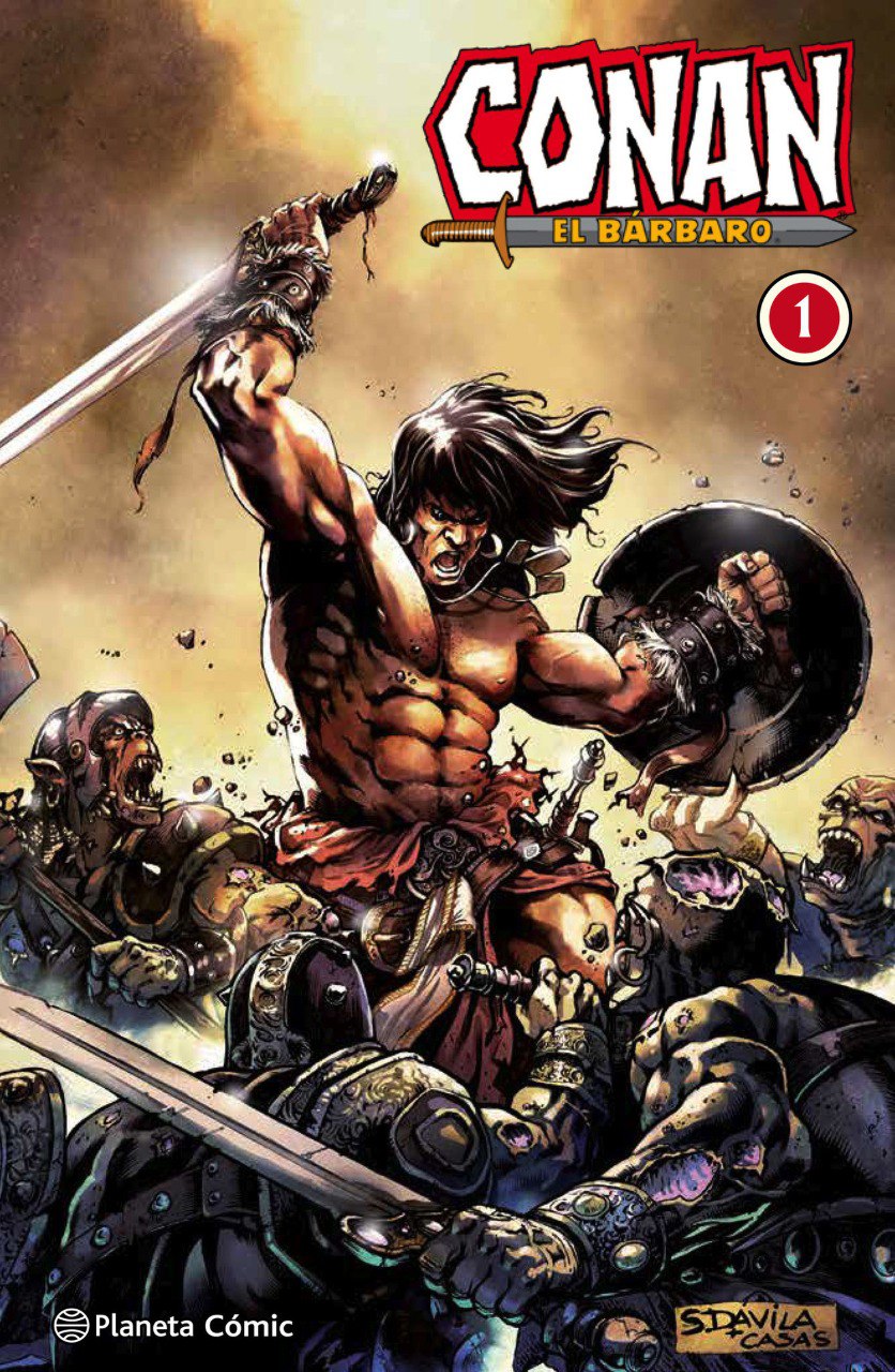 Portada ampliada de CONAN EL BARBARO