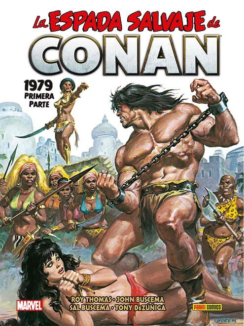 Portada ampliada de La espada salvaje de Conan