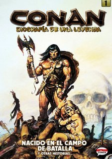 Portada ampliada de CONAN BIOGRAFIA DE UNA LEYENDA
