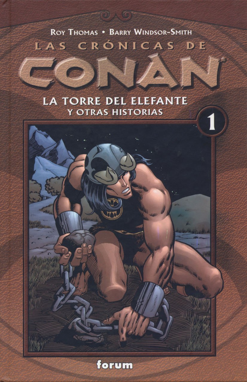 Portada ampliada de Las crónicas de Conan. La torre del elefante y otras historias