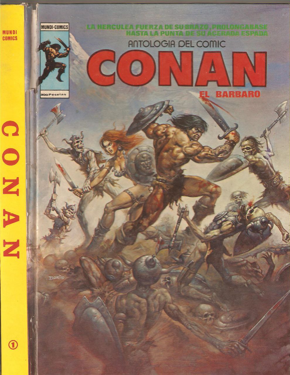 Portada ampliada de CONAN EL BARBARO