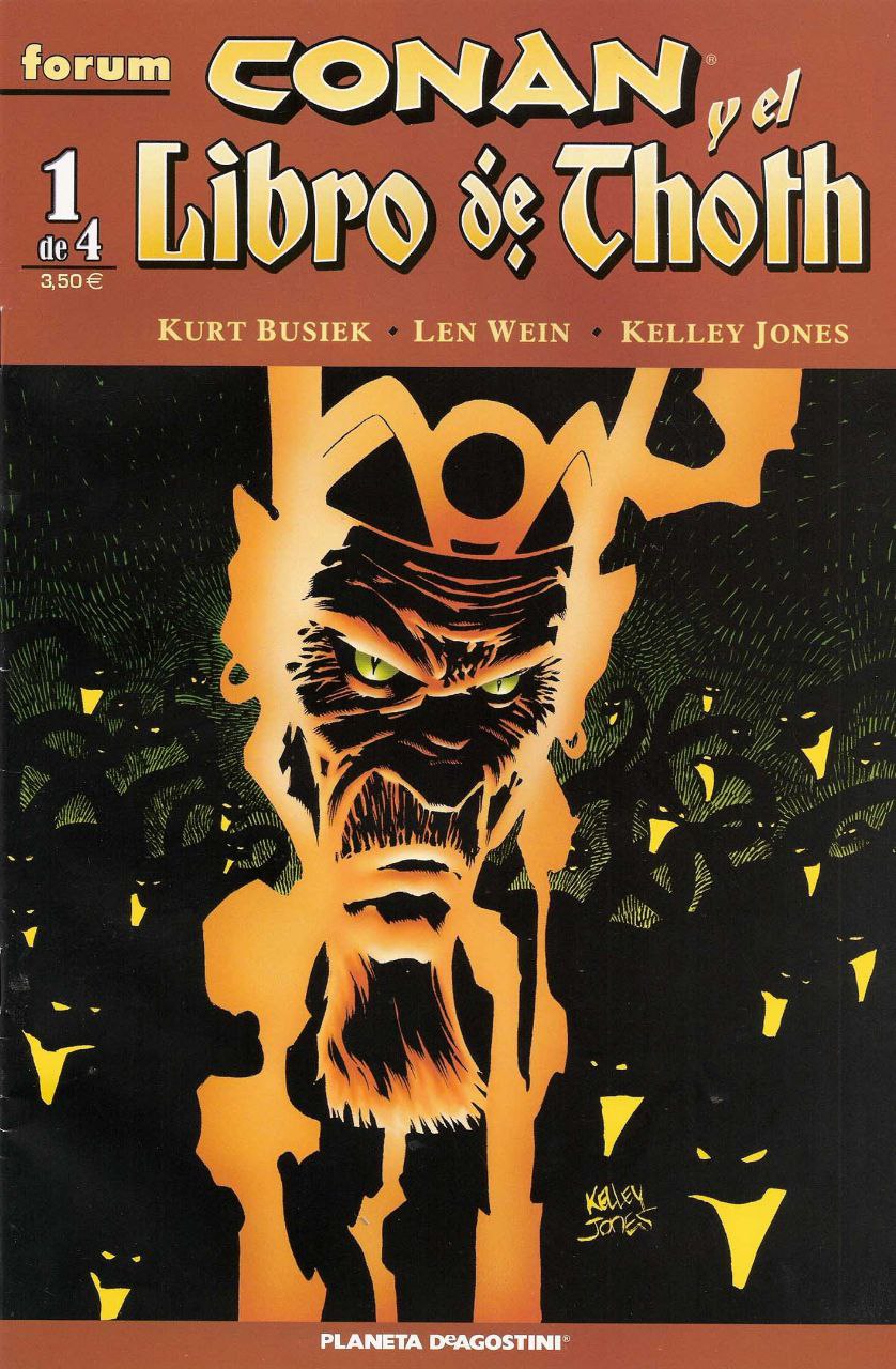 Portada ampliada de CONAN y el Libro de Thoth