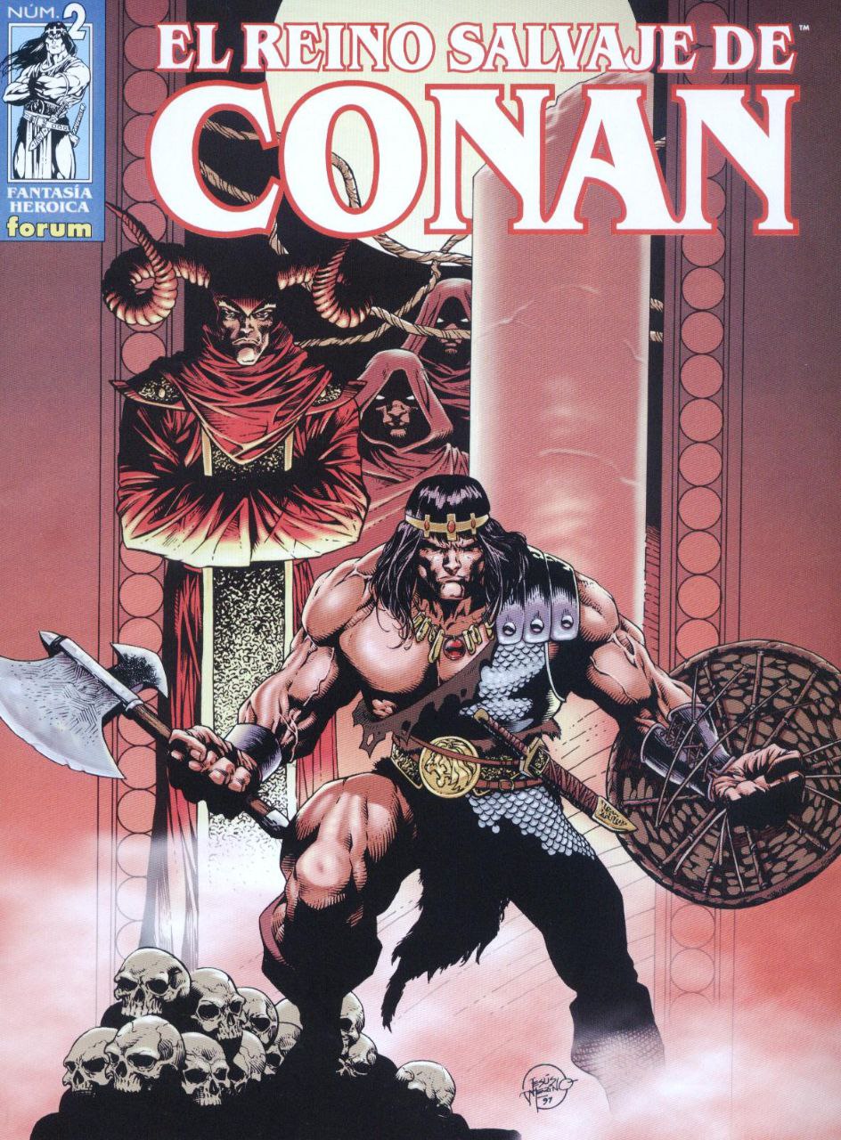 Portada ampliada de EL REINO SALVAJE DE CONAN