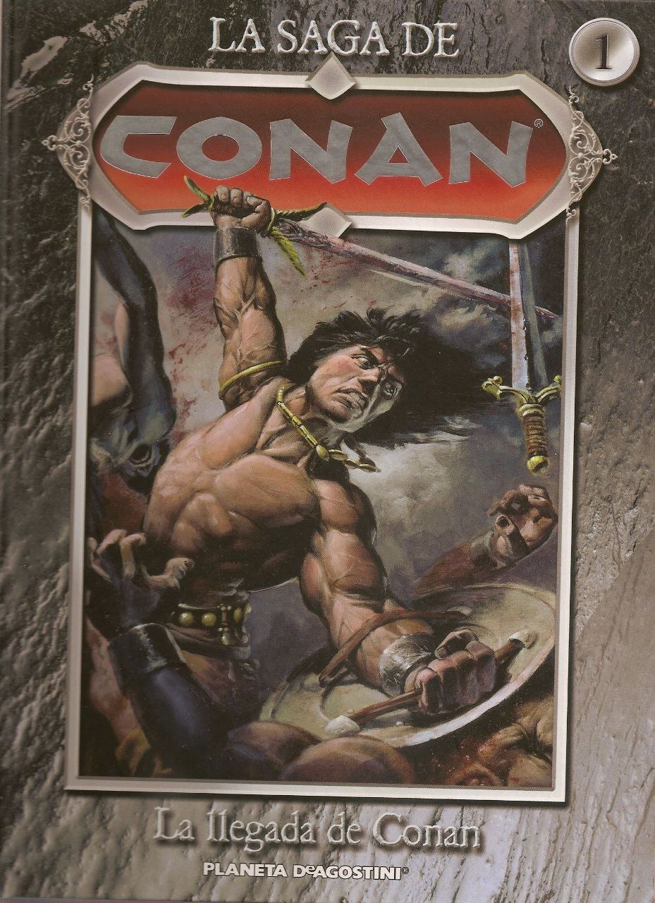 Portada ampliada de LA SAGA DE CONAN