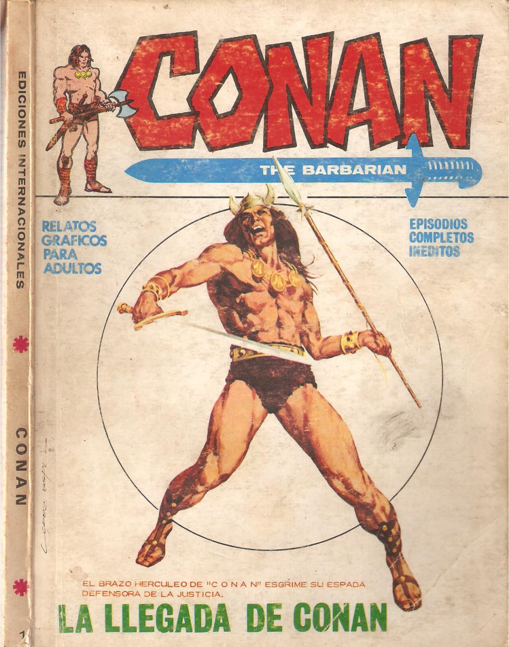 Portada ampliada de CONAN THE BARBARIAN