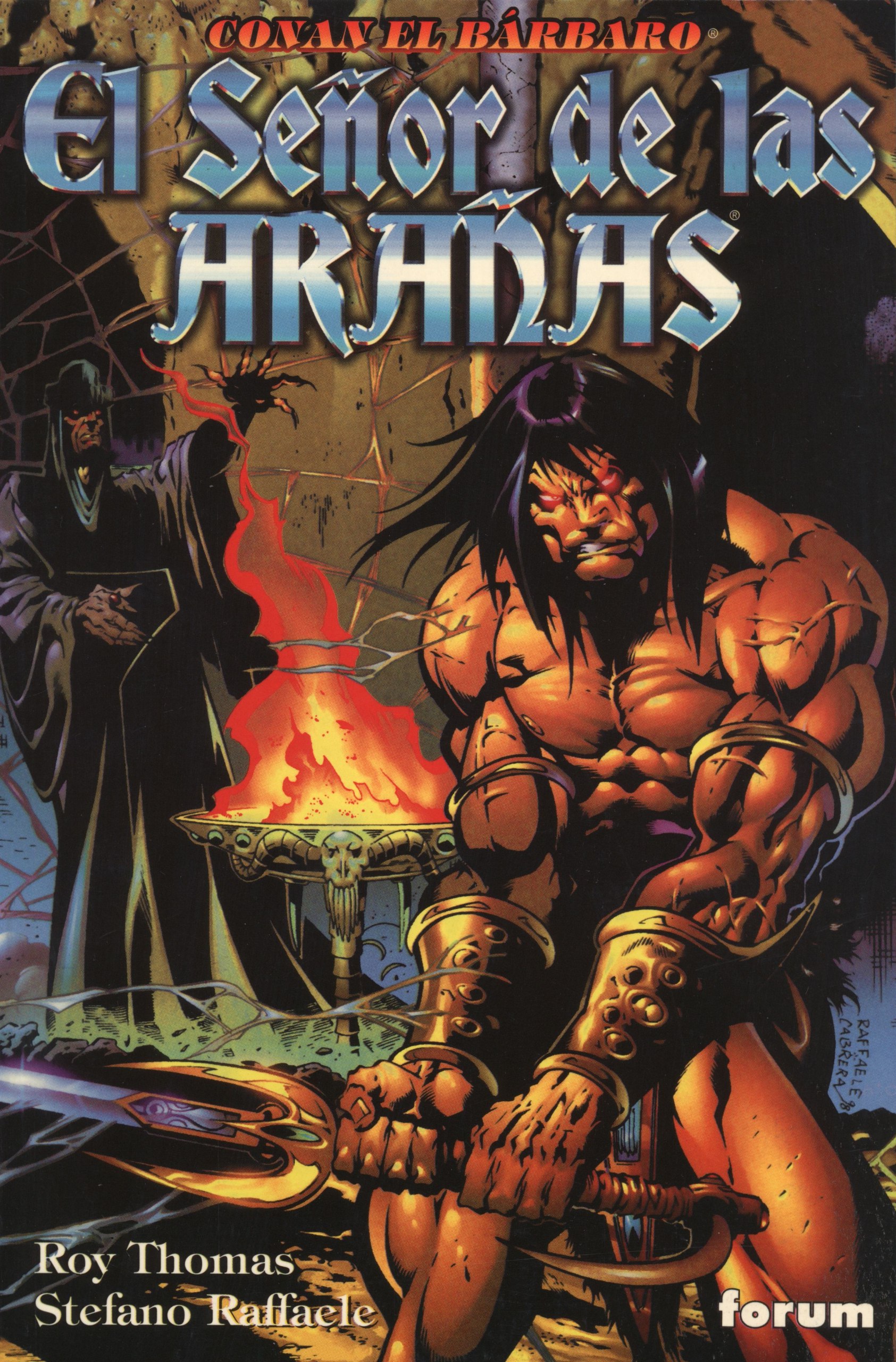 Portada ampliada de El Señor de las Arañas