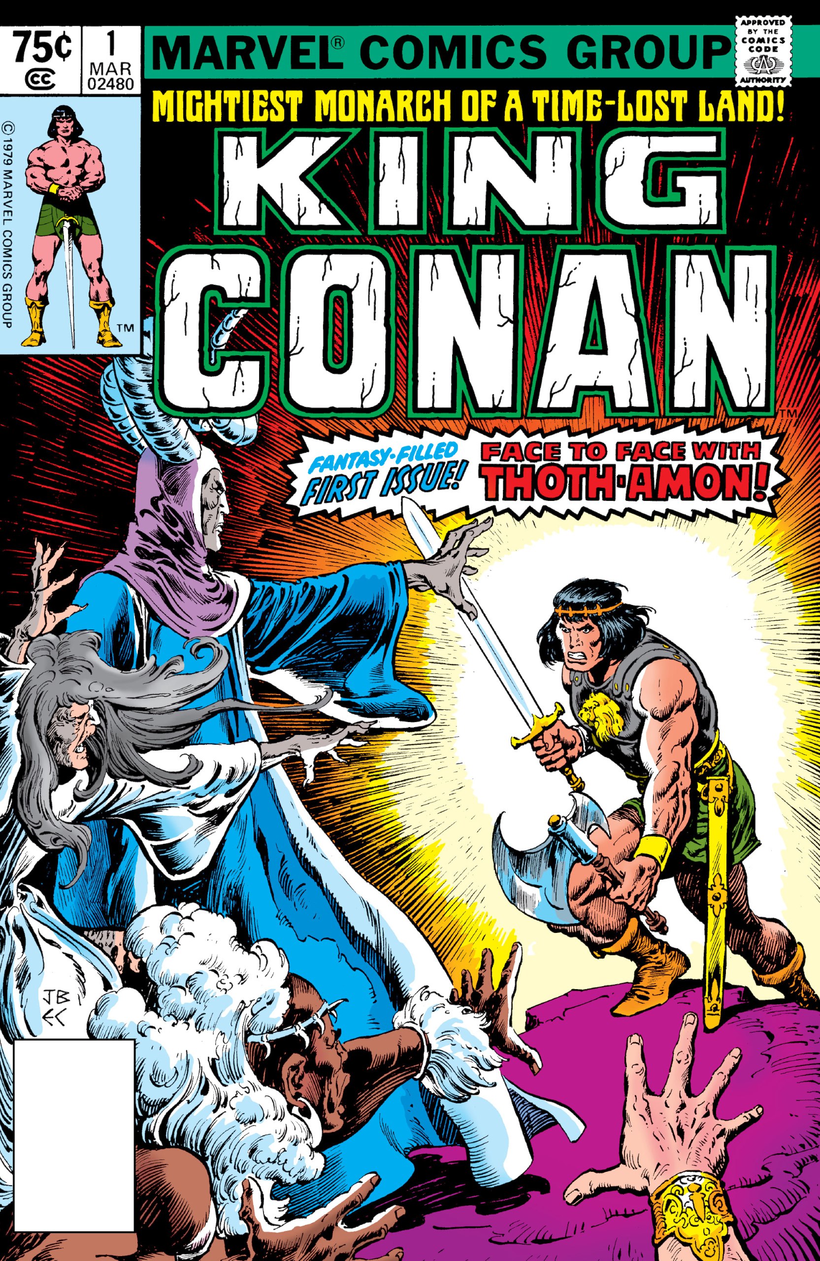 Portada ampliada de KING CONAN