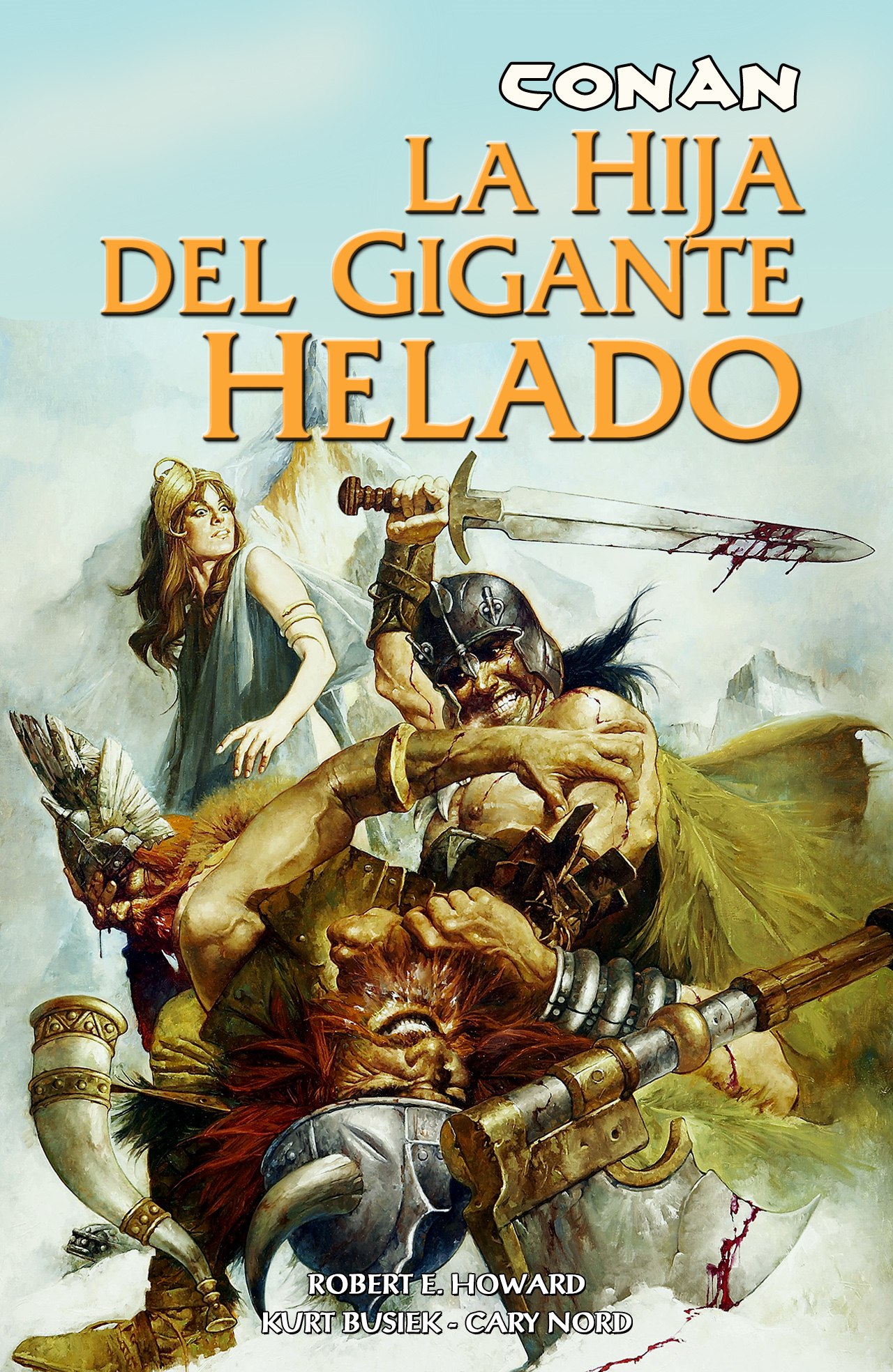 Portada ampliada de CONAN LA HIJA DEL GIGANTE HELADO