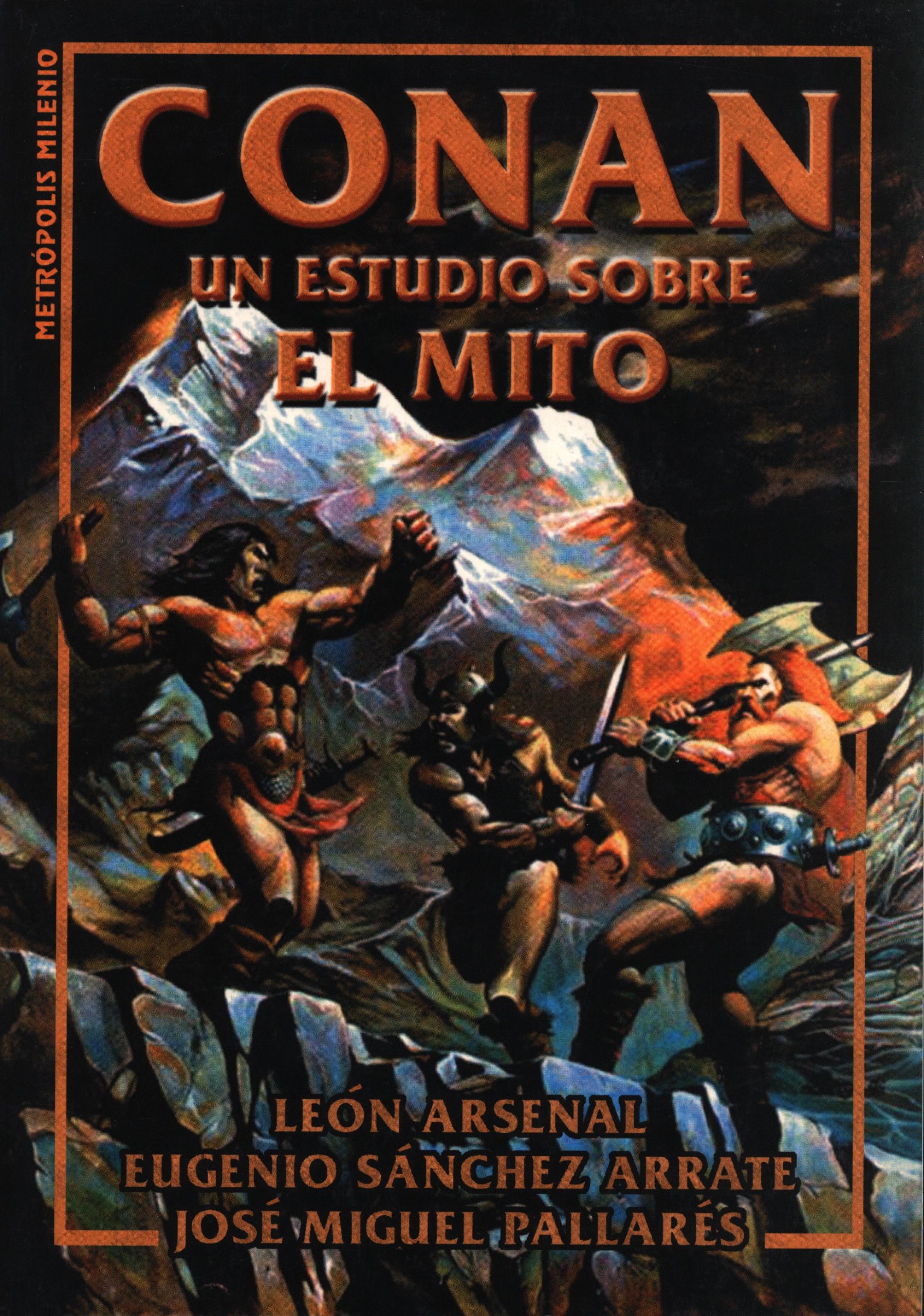 Portada ampliada de CONAN UN ESTUDIO SOBRE EL MITO