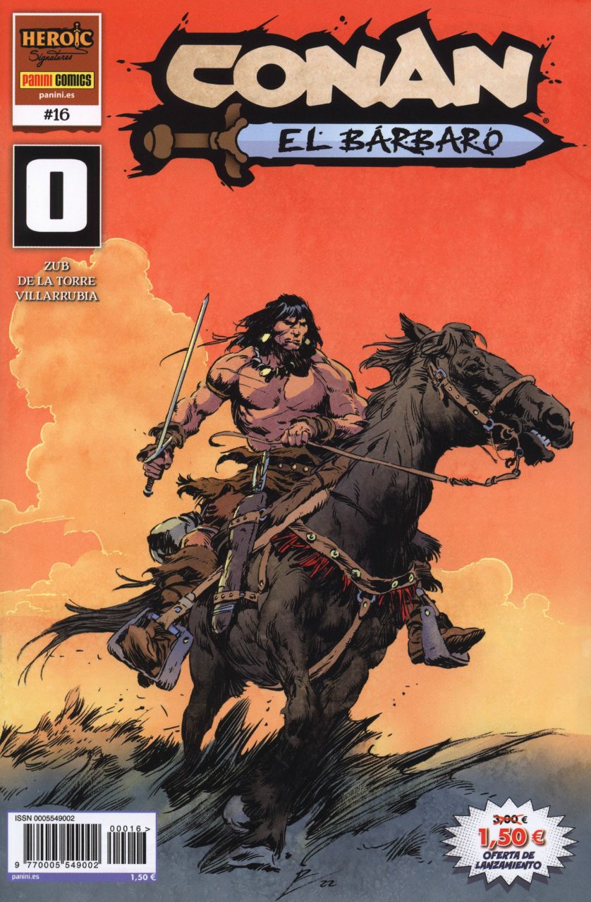 Portada ampliada de CONAN EL BÁRBARO