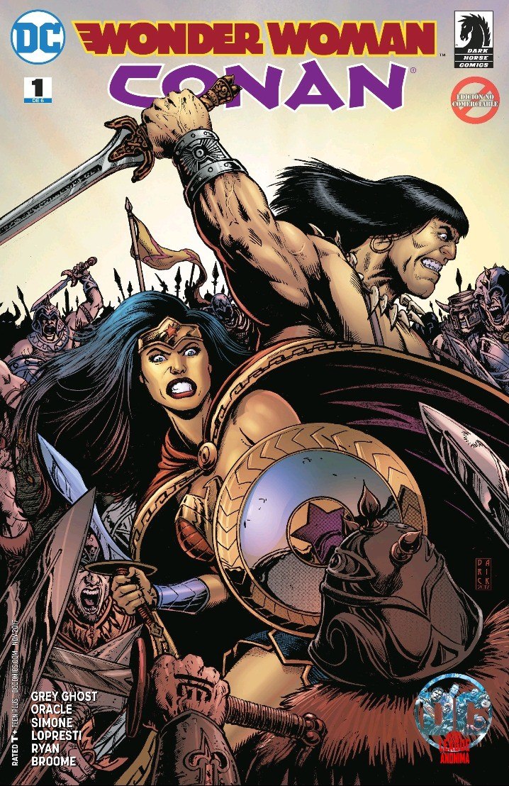 Portada ampliada de WONDER WOMAN CONAN