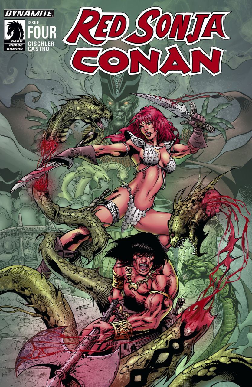Portada ampliada de Red Sonja Conan