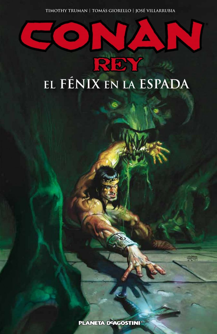 Portada ampliada de CONAN REY EL FÉNIX EN LA ESPADA