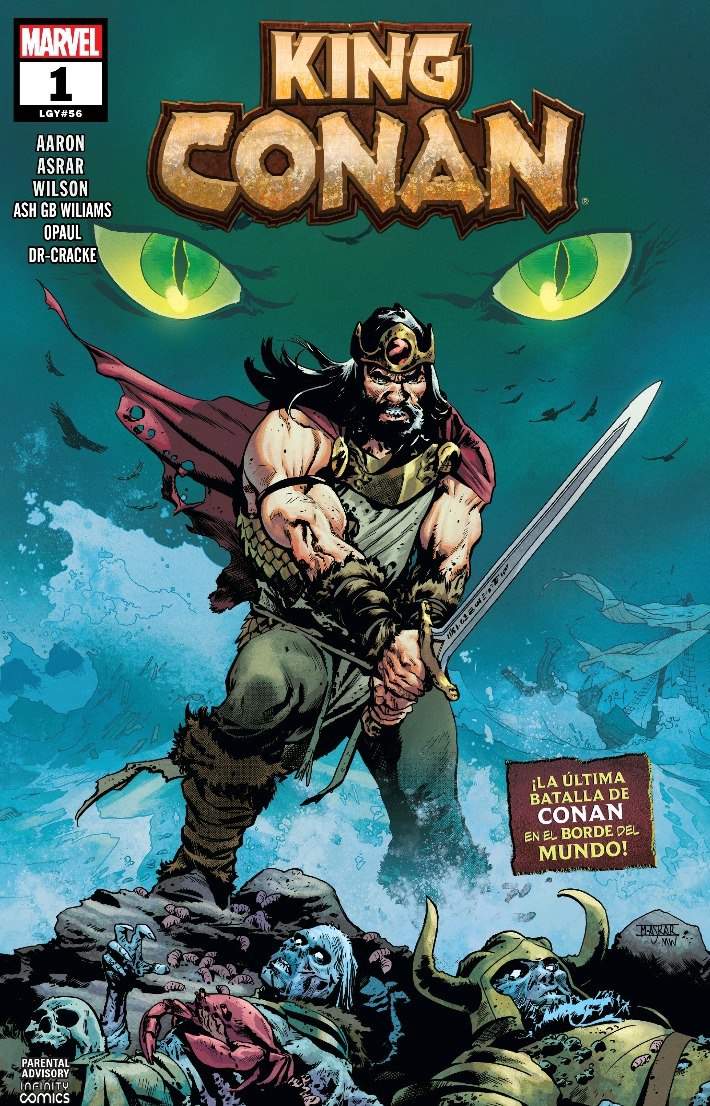 Portada ampliada de KING CONAN