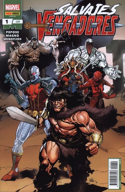Portada ampliada de SALVATES VENGADORES