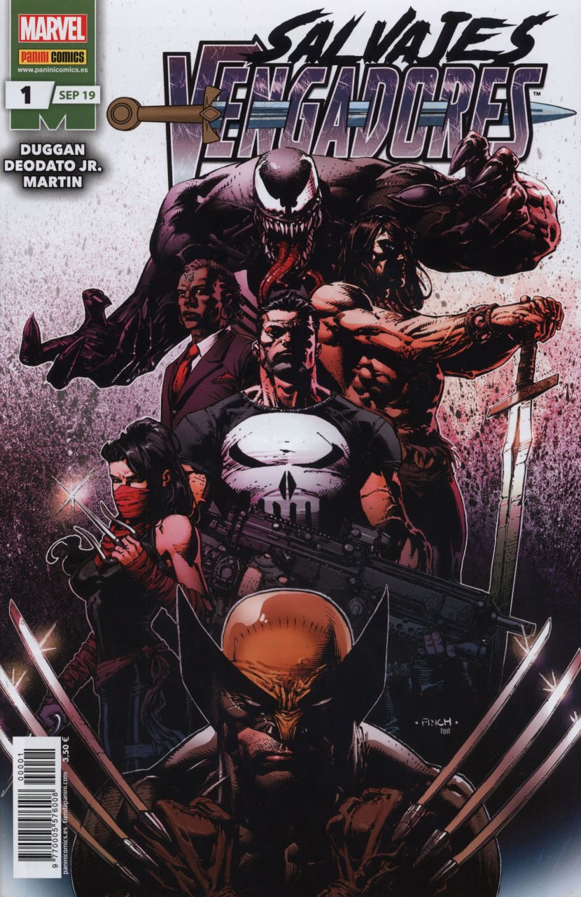 Portada ampliada de Salvates Vengadores