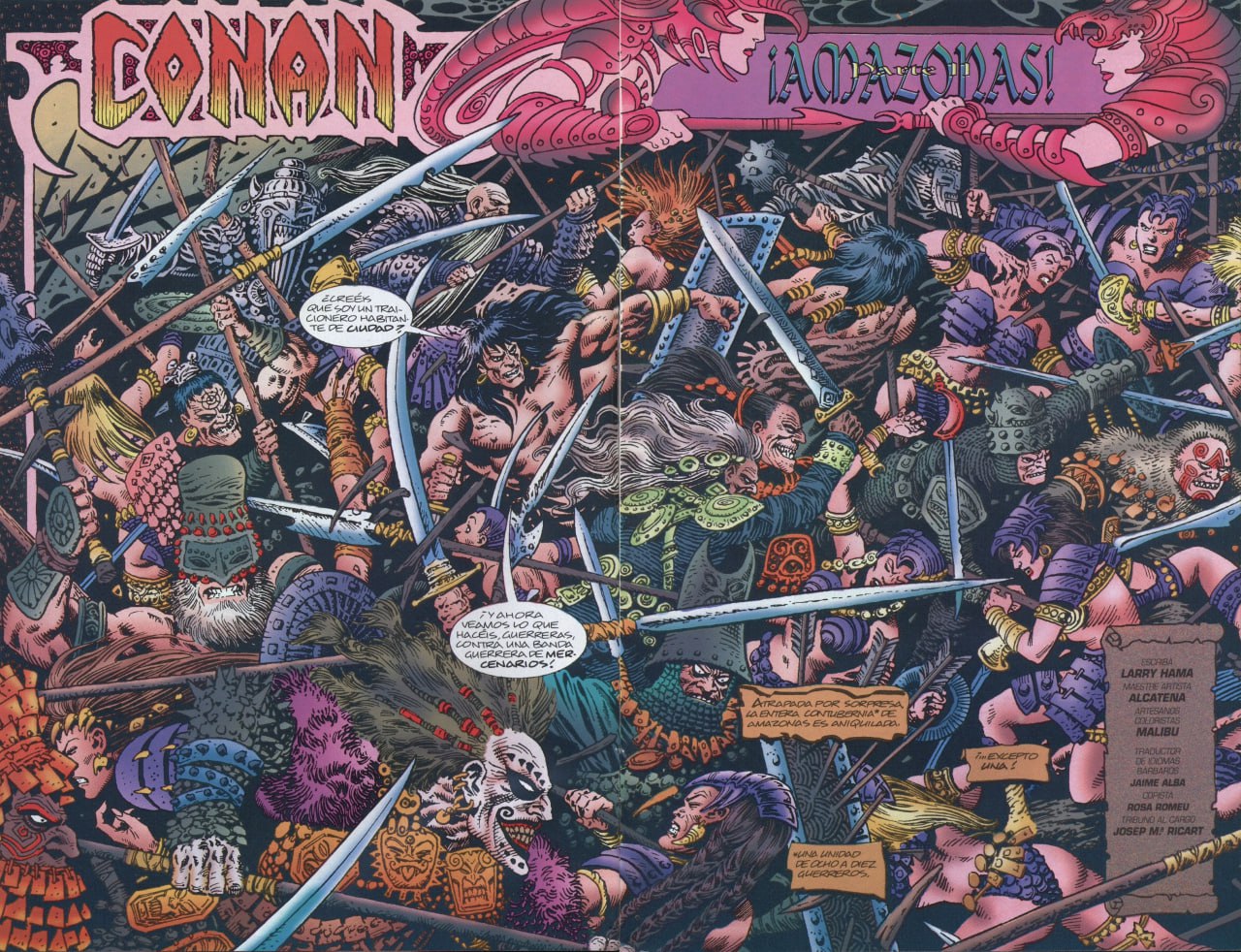 Portada ampliada de Conan