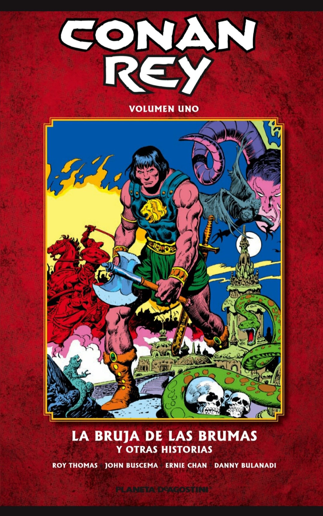 Portada ampliada de CONAN REY VOLUMEN UNO