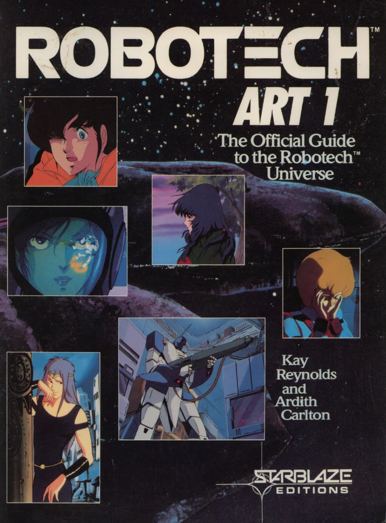 Portada ampliada de ROBOTECH ART 1 The Official Guide to the Robotech Universe