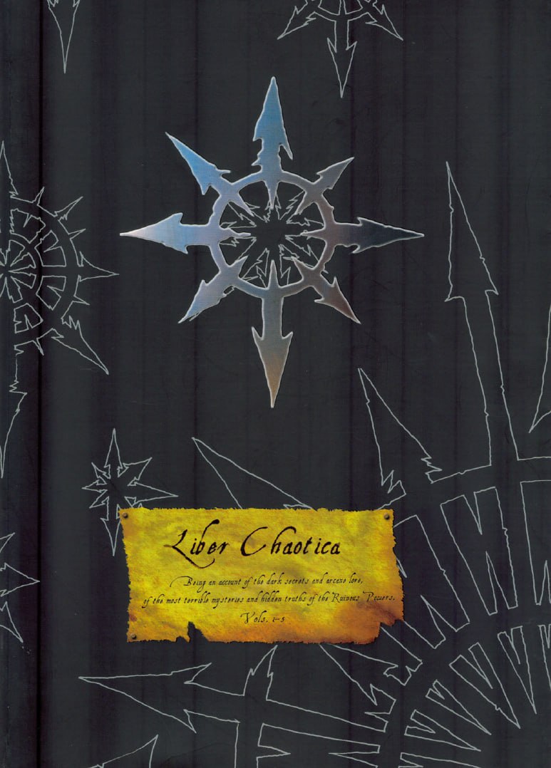 Portada ampliada de Liber Chaotica