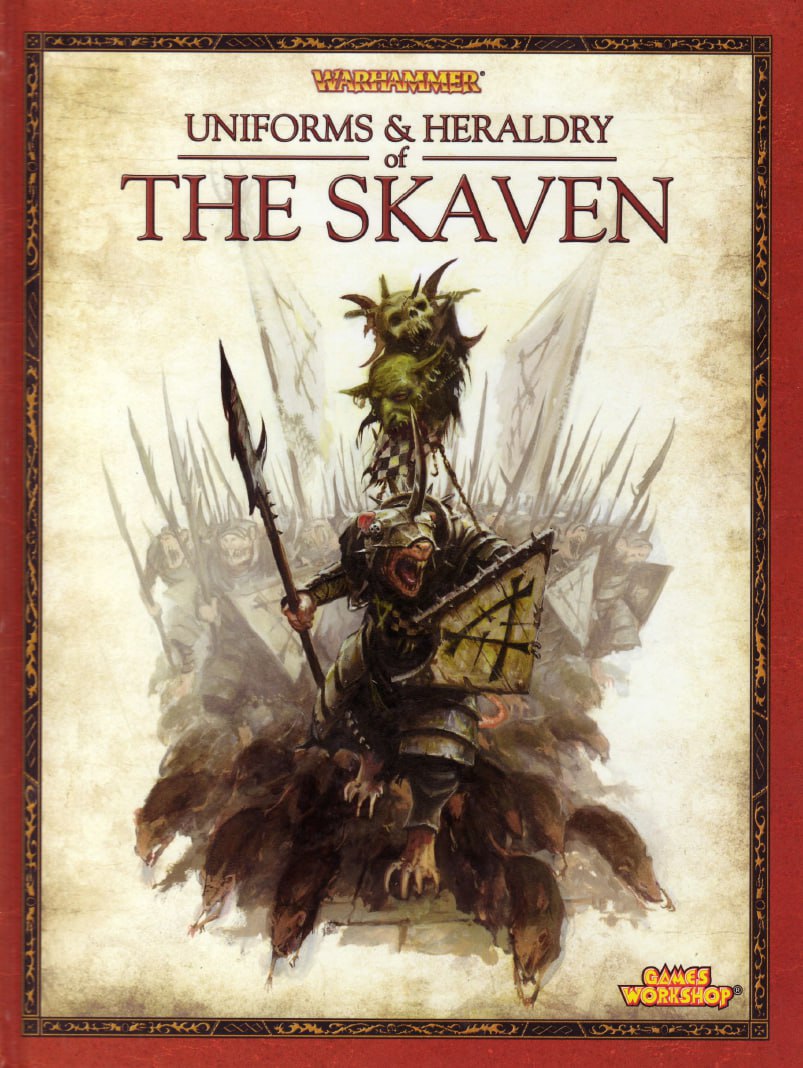 Portada ampliada de UNIFORMS & HERALDRY of THE SKAVEN