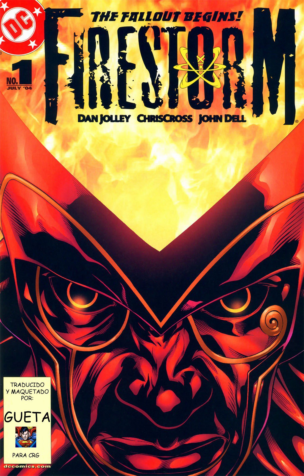 Portada ampliada de Firestorm