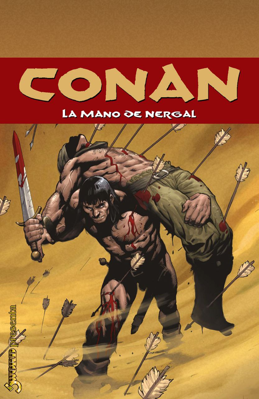 Portada ampliada de CONAN LA MANO DE NERGAL