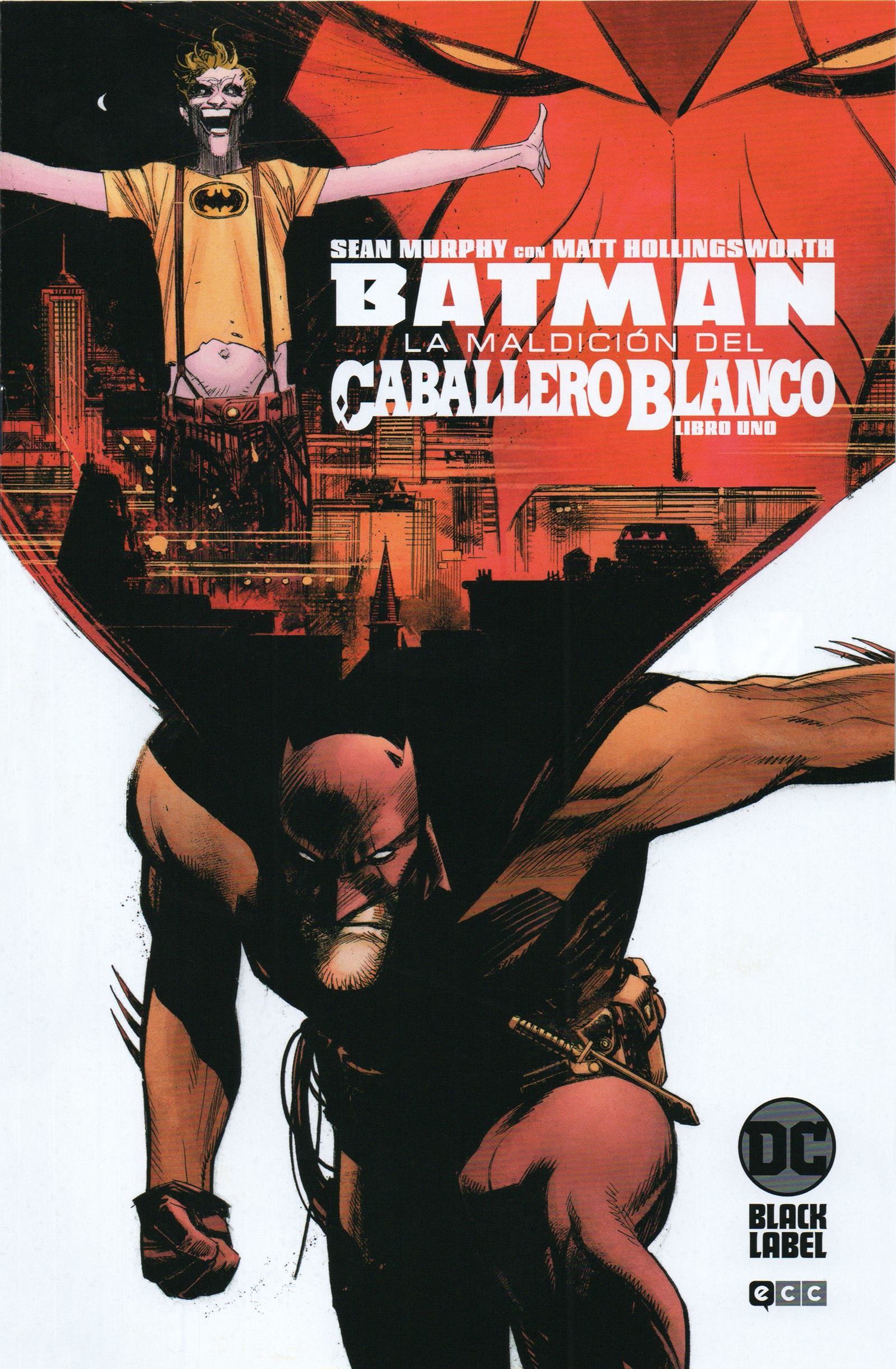Portada ampliada de BATMAN: LA MALDICIÓN DEL CABALLERO BLANCO