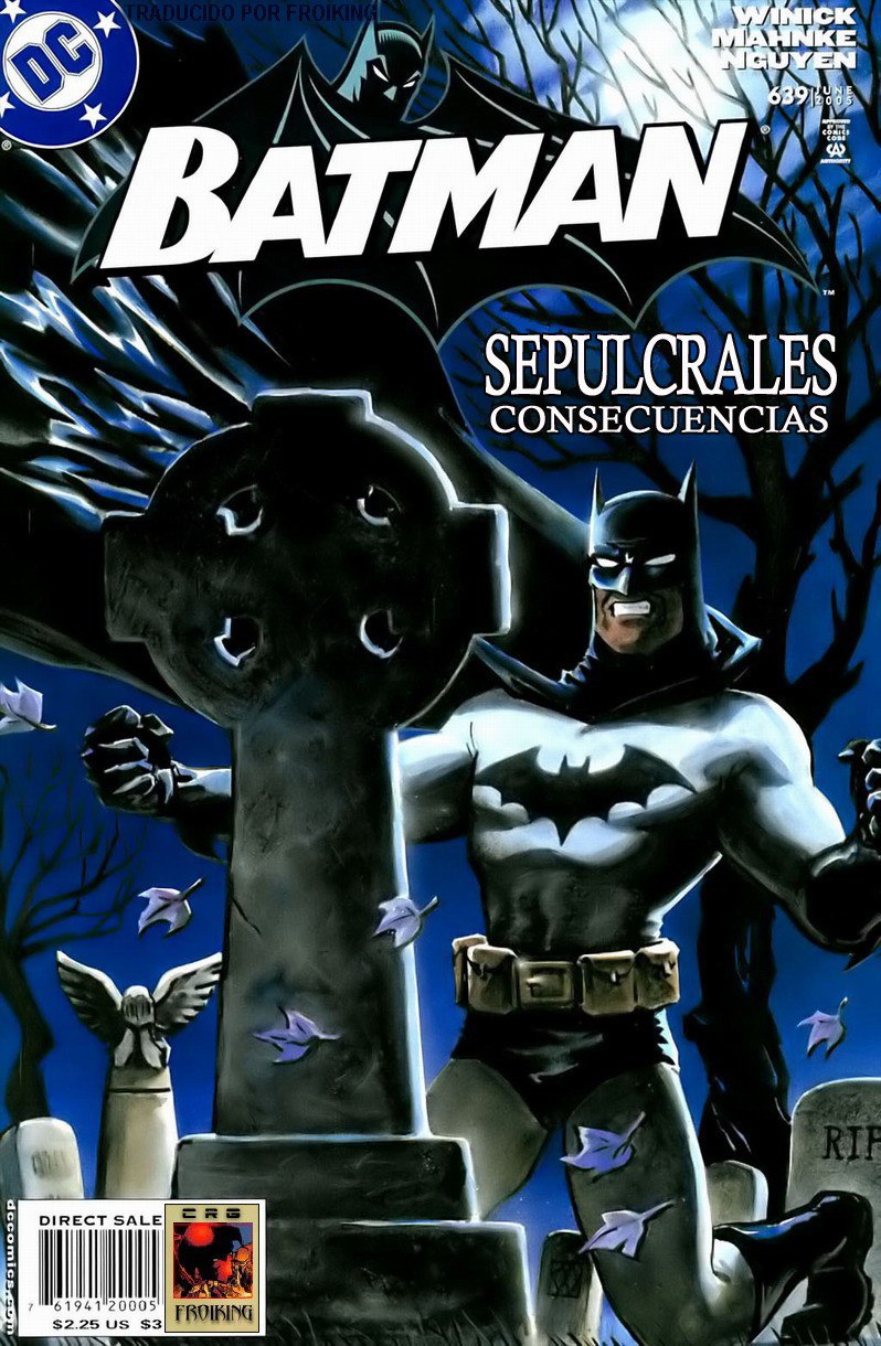 Portada ampliada de BATMAN SEPULCRALES CONSECUENCIAS