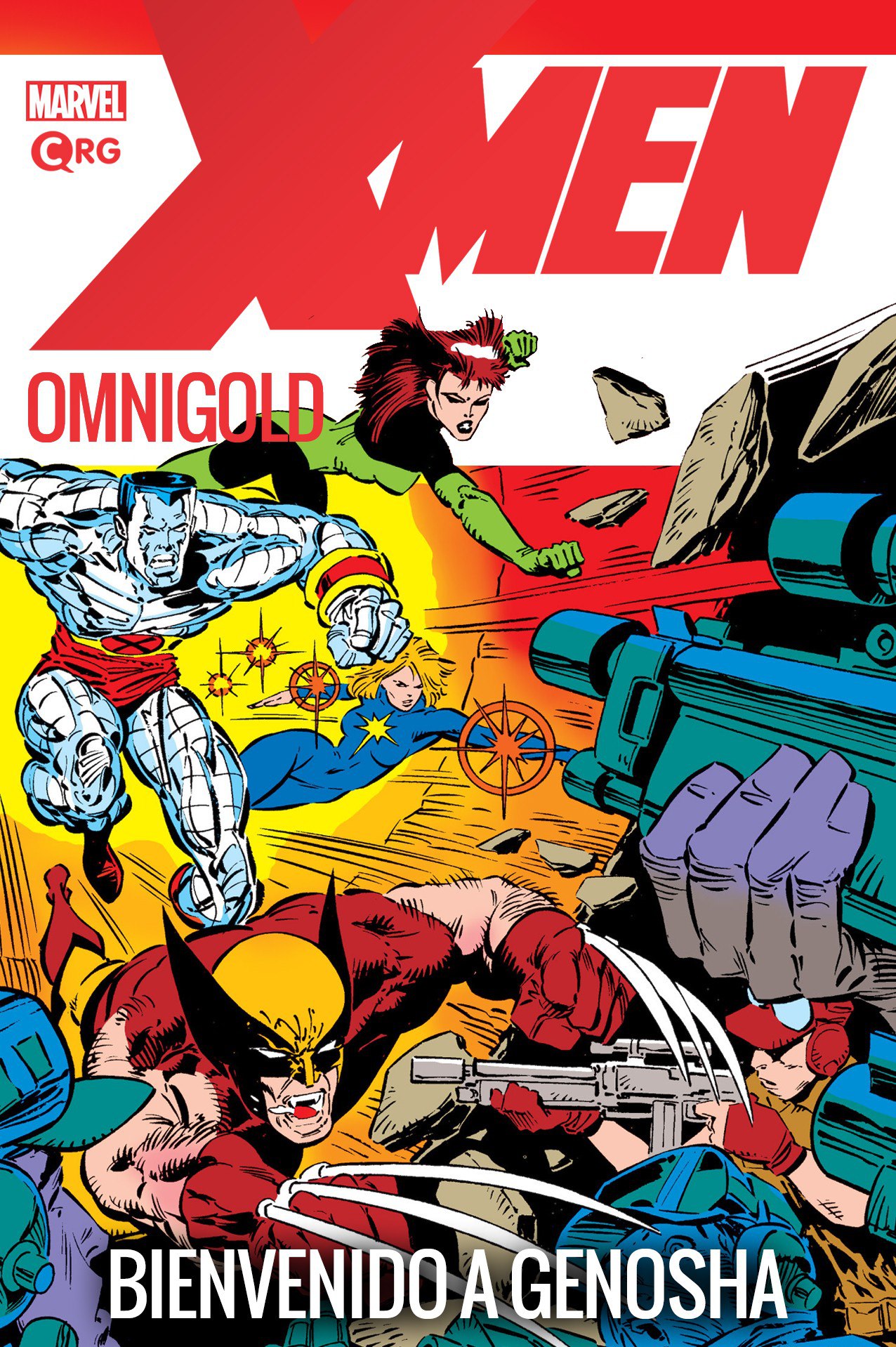 Portada ampliada de X-MEN OMNIGOLD BIENVENIDO A GENOSHA
