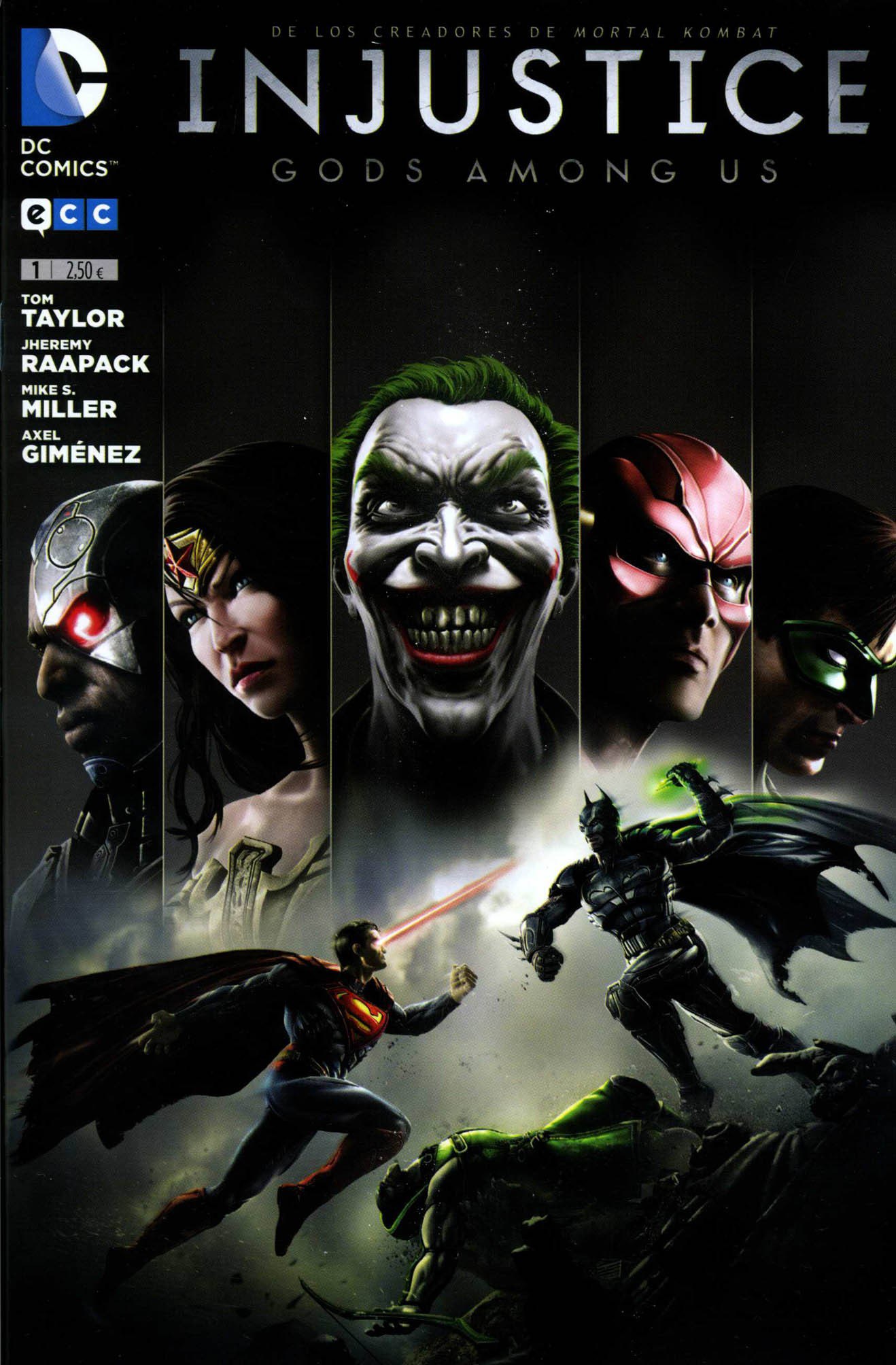 Portada ampliada de INJUSTICE GODS AMONG US