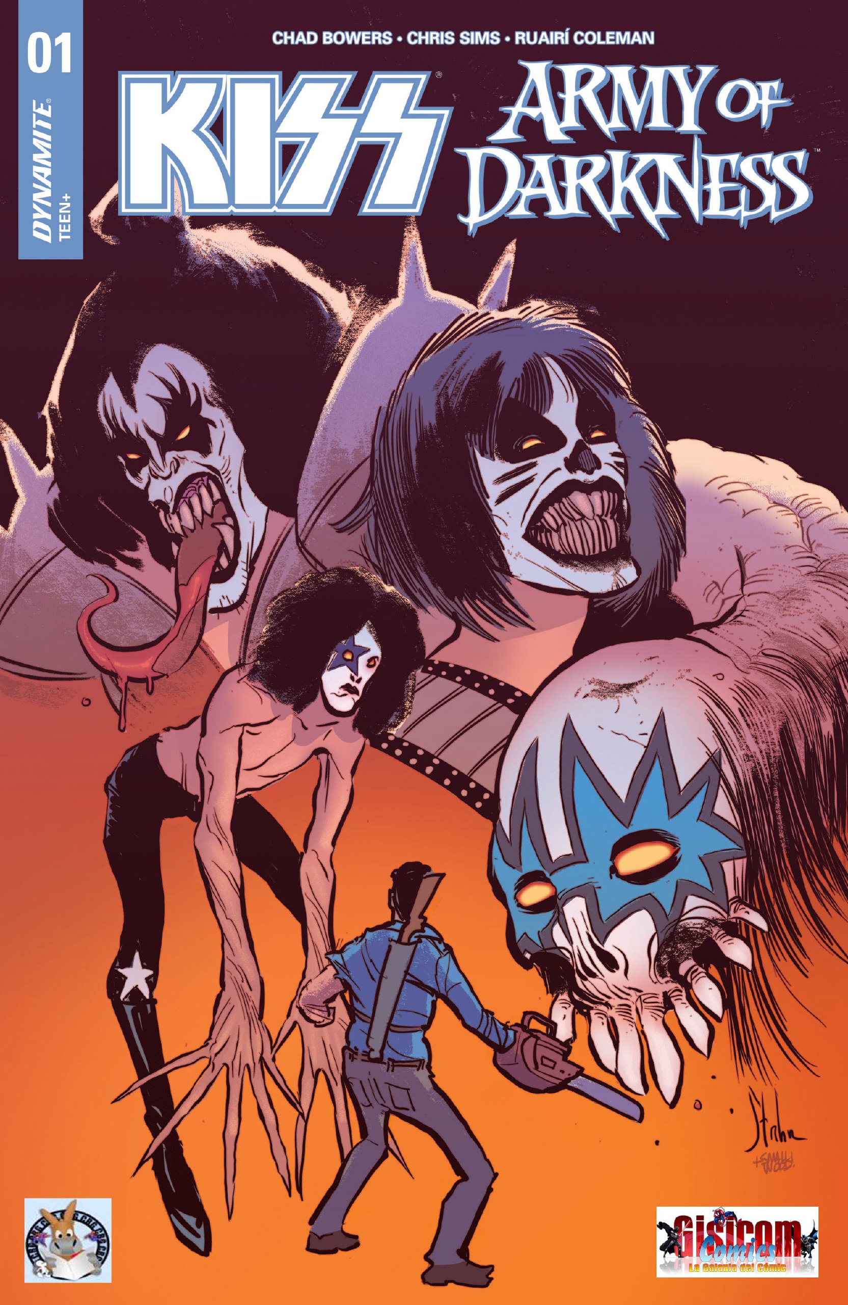 Portada ampliada de KISS ARMY OF DARKNESS
