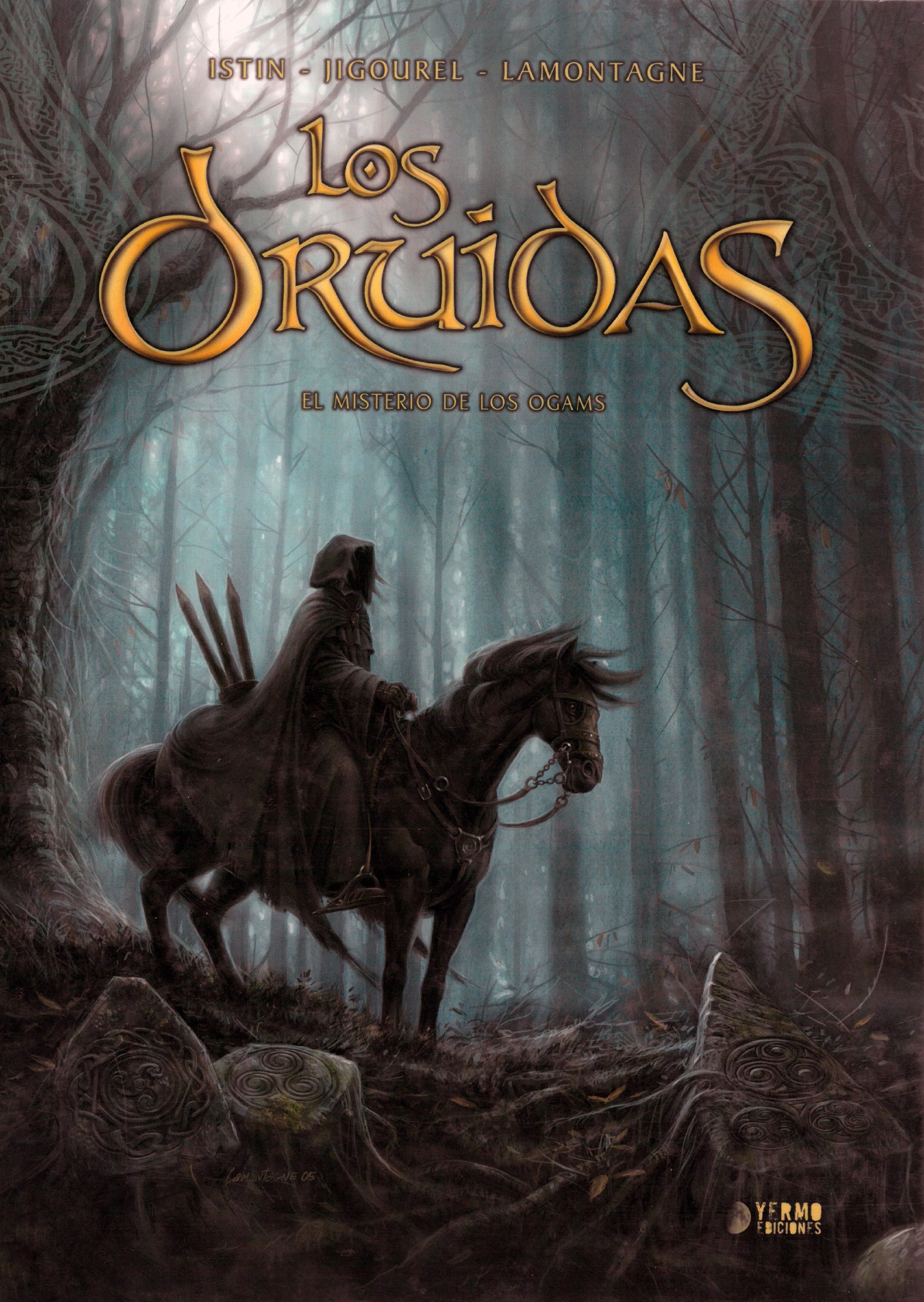 Portada ampliada de Los Druidas
