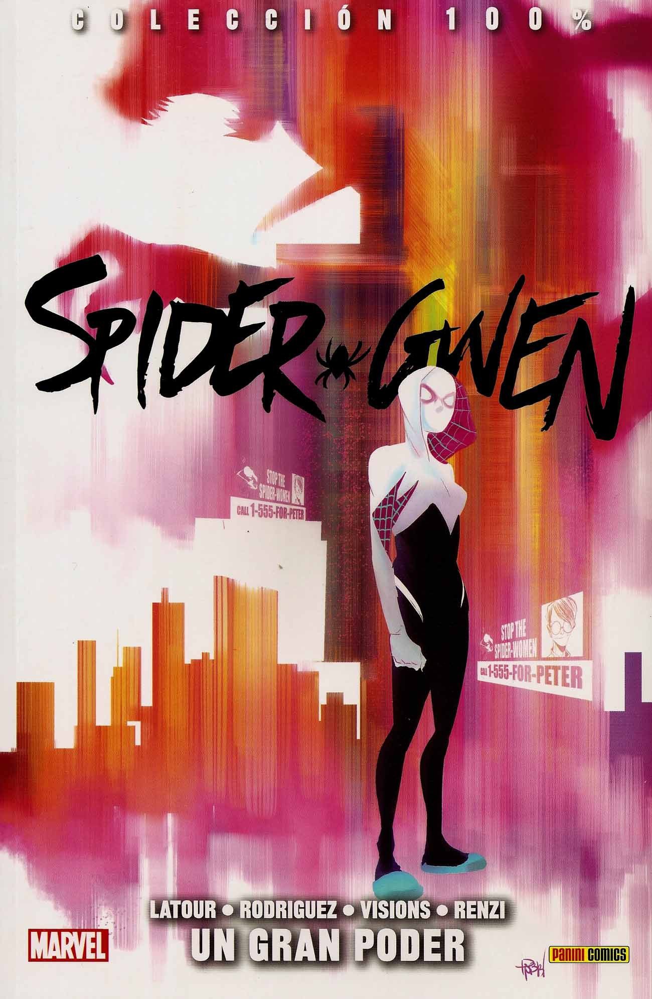 Portada ampliada de Spider-Gwen