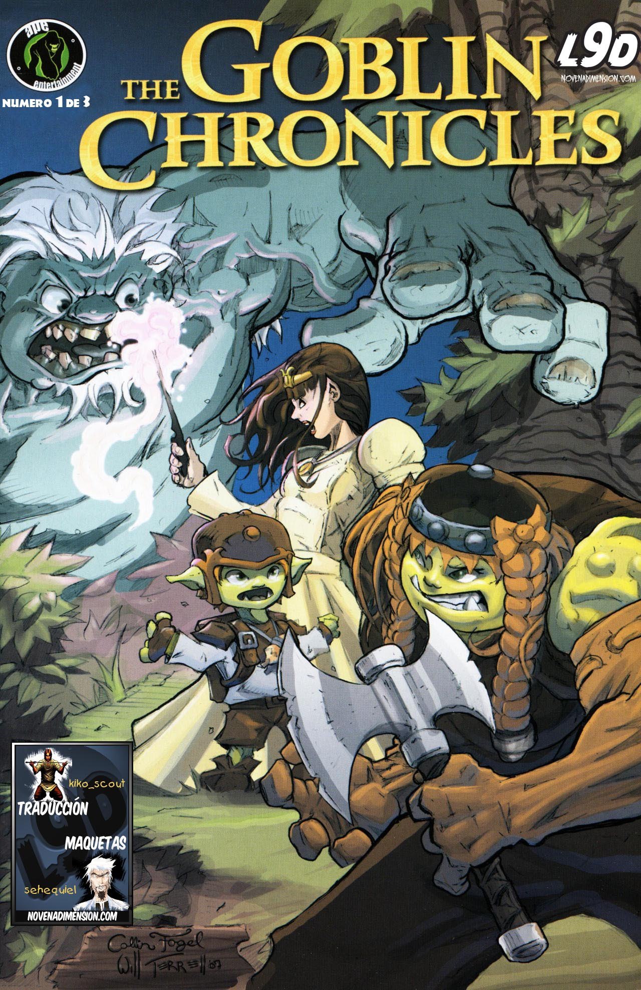 Portada ampliada de THE GOBLIN CHRONICLES